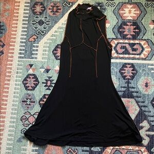 Urban Outfitters Black and Orange Mini Dress